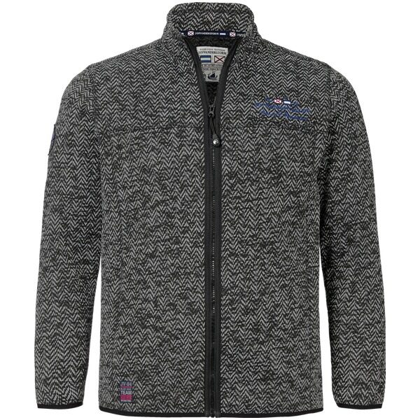 Strickfleecejacke KOLMUND schwarz