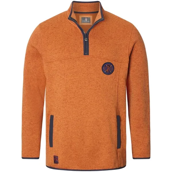 Strickfleeceshirt OTMUND orange