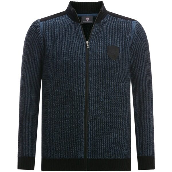 Strickjacke HALSTEN blau