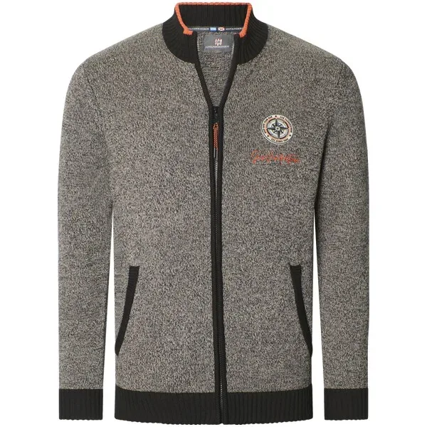 Strickjacke HESAR dunkelgrau