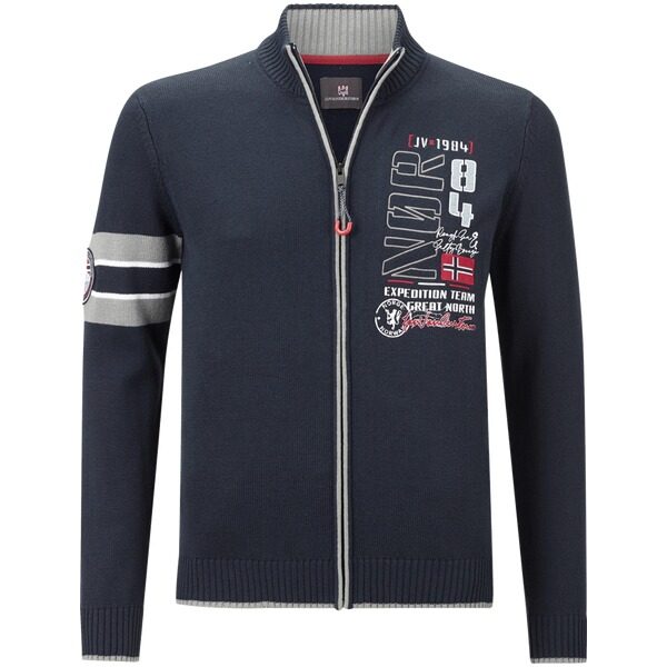 Strickjacke ROLUF dunkelblau