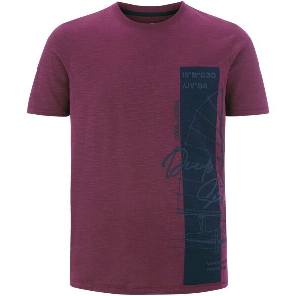 T-Shirt BALJAN dunkelrot