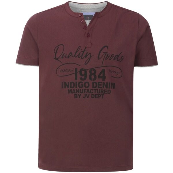T-Shirt NANTE dunkelrot