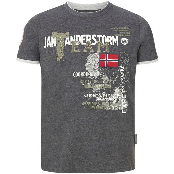 T-Shirt SÖLVE dunkelgrau