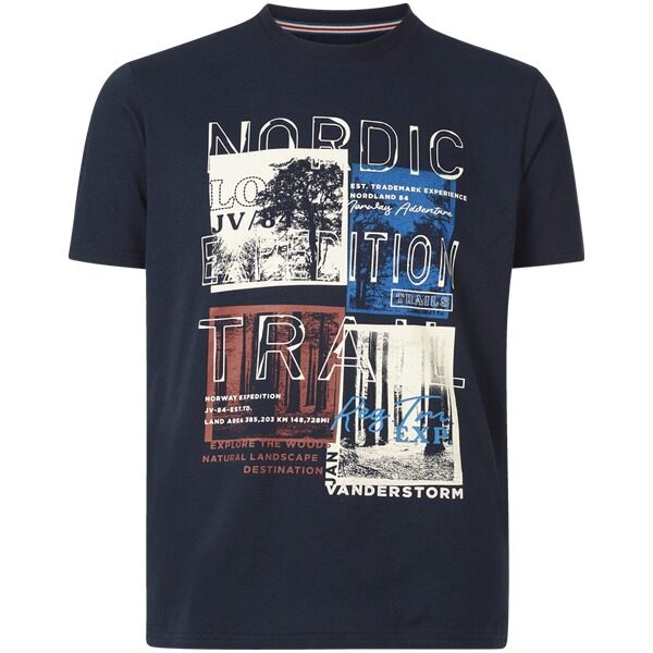 T-Shirt TANDRUP dunkelblau