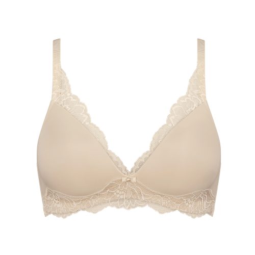 Triumph, Triumph Bügelloser BH "Amourette Charm" Stretch-Spitze, tiefer V-Ausschnitt, weich, leichte Polsterung