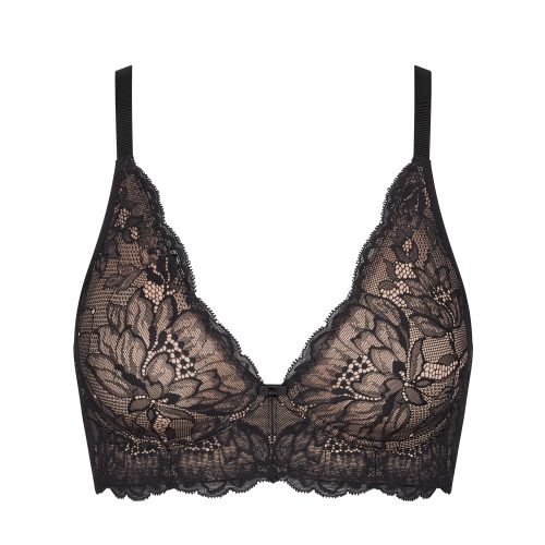 Triumph, Triumph Bügelloser BH "Amourette Charm" Strech-Spitze, tiefer V-Ausschnitt