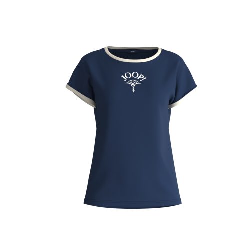 Joop!, JOOP T-Shirt "Move" mit kontrastierendem Rundhalsausschnitt