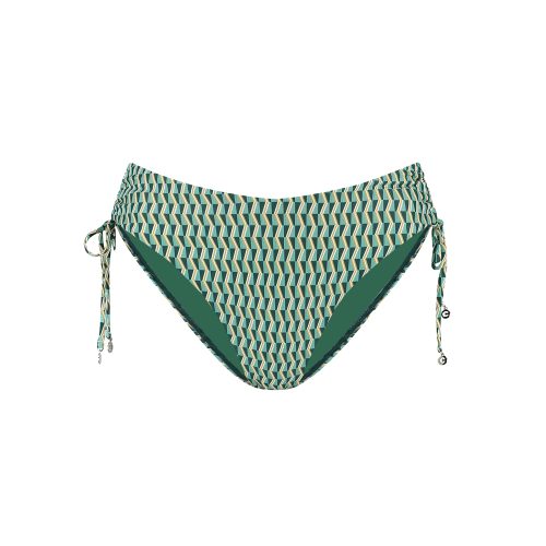 Groovy Graphic Bikini Regular Slip in grün