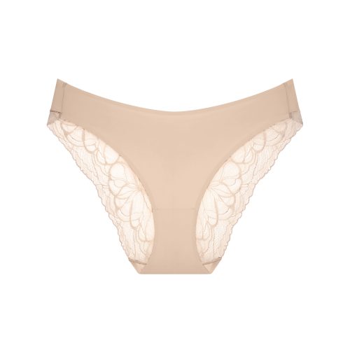 Triumph, Triumph Slip "Body Make-Up Illusion Lace" florale Stretch-Spitze, hoher Beinausschnitt, weiche Microfaser