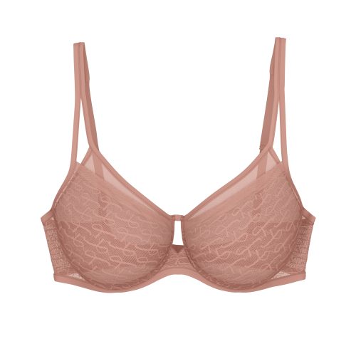 Triumph, Triumph Minimizer-BH "Signature Sheer" verkleinert die Brust optisch um eine Cup-Grösse, Spitze