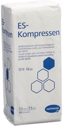 HARTMANN ES-Kompressen, 12fach, 7.5x7.5cm (100 Stk)