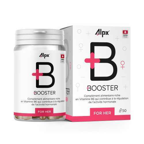 Alpx, Alpx - Booster für Sie Natürliches Nahrungsergänzungsmittel mit Vitamin B6 - Pink - Stimulationsmittel enhancing - 50 Kapseln