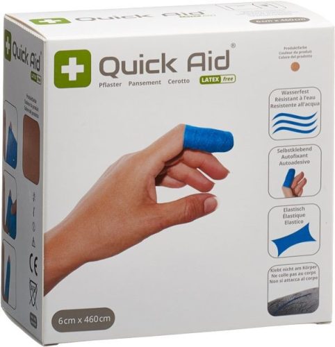 Quick Aid Pflaster latexfrei hautfarbig (6cm x 460cm)
