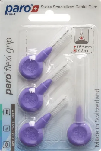 Paro Flexi Grip mittel-grob violett 8mm zylindrisch (4 Stk)