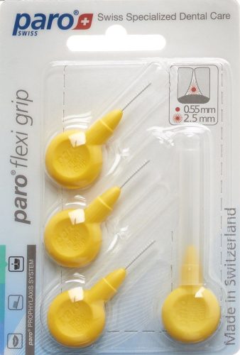 Paro Flexi Grip xx-fein gelb 2.5mm zylindrisch (4 Stk)