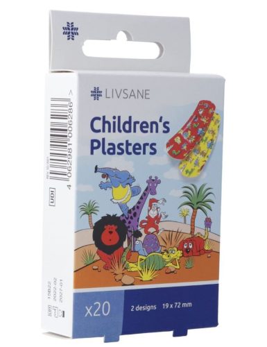 Livsane Kinderpflaster Funny Animals (20 Stk)