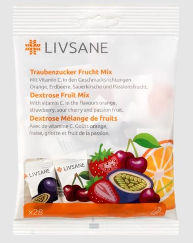 Livsane Traubenzucker Frucht Mix (28 Stk)