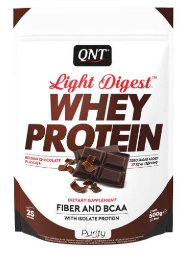 QNT Light Digest Whey Protein Belgian Choco (500g)