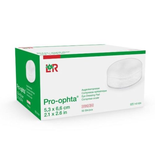 Pro-ophta Augenkompressen 5.3x6.6cm (50 Stück)