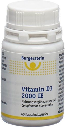 Burgerstein Vitamin D3 2000 IE Kapseln (60 Stk)