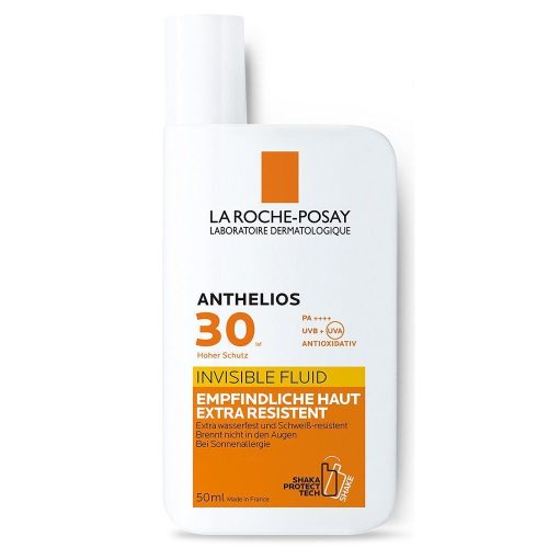La Roche Posay - ANTHELIOS Transparentes Fluid LSF 30, Anthelios Fluide visage SPF30, 50 ml
