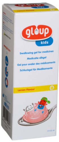 gloup Kids Schluckgel für Medikamente Zitrone (150ml)