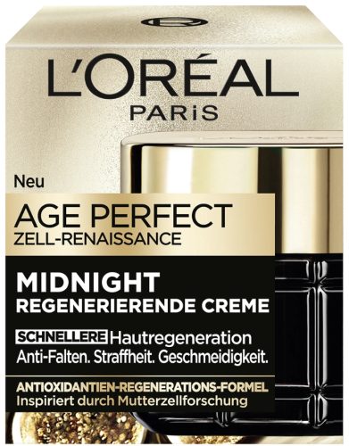 L'Oréal Paris, L?Oréal Paris Age Perfect Zell-Renaissance Midnight Creme Nachtcreme 50 ml Damen