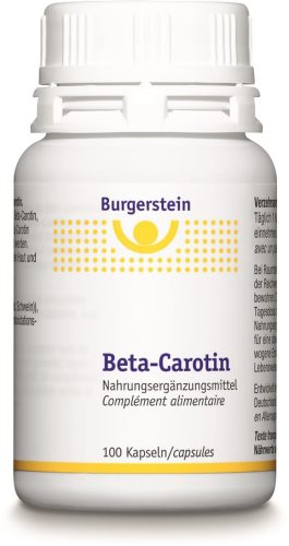 Burgerstein, BURGERSTEIN Beta Carotin Kaps Ds 100 Stk