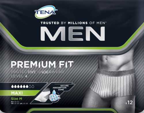 Tena Men Premium Fit Underwear Level 4, Grösse S/M (12 Stk)