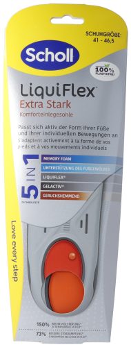 Scholl LiquidFlex Einlegesohle, Grösse L, Extra Stark (1 Paar)