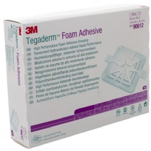 3M Tegaderm Foam HP Schaumkompresse 10x10cm adhesive (10 Stk)