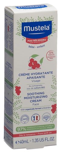 undefined, Mustela Bébé Beruhigende Gesichtscreme 40 ml