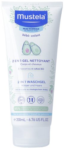 undefined, Mustela 2 in 1 Waschgel mit Avocado 200 ml