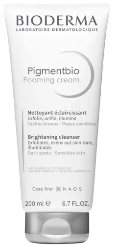 BIODERMA, BIODERMA - Pigmentbio Foaming Cream – Aufhellende Reinigungscreme - gegen braune Flecken, 200 ml