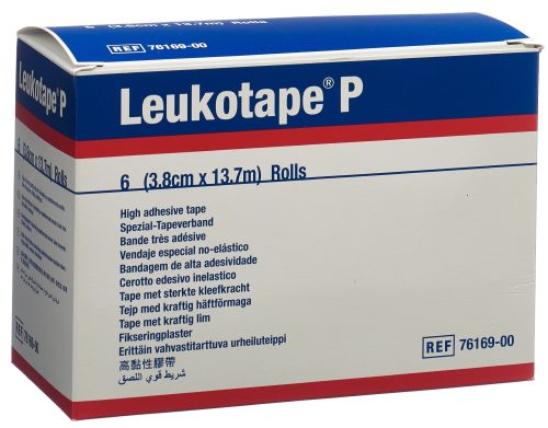 Leukotape P Pflasterband 13.7mx3.8cm (6 Stk)