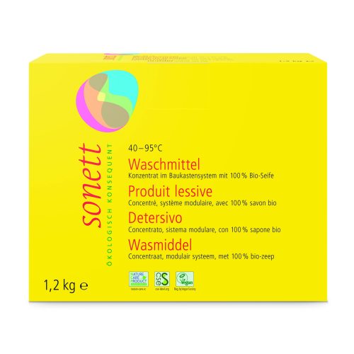 sonett Waschmittel 40° 60° 95°C Pulver (10kg)