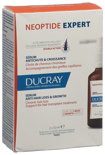 Ducray - NEOPTIDE EXPERT Serum gegen Haarausfall, 2x50 ml