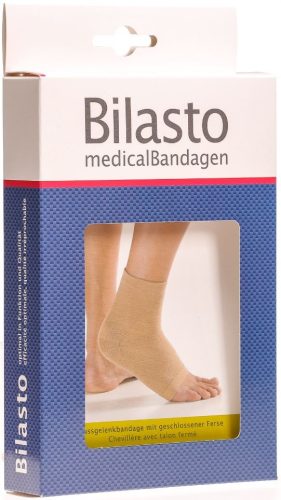Bilasto Fussgelenkbandage Ferse geschlossen beige XL (1 Stk)