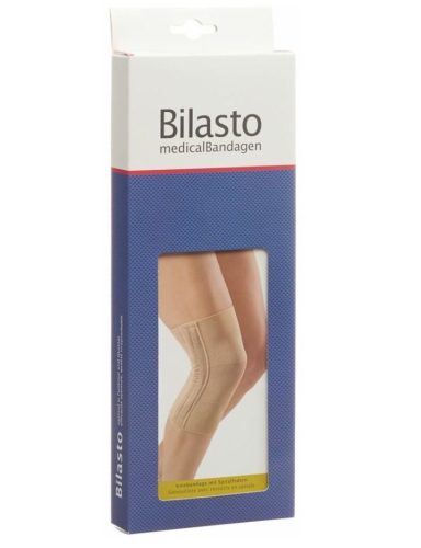Bilasto Kniebandage je 2 Spiralfedern beige XL (1 Stk)