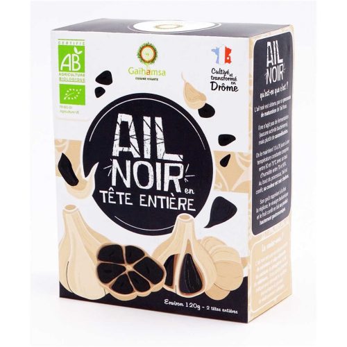 Gaïhamsa Schwarzer Knoblauch Bio 2 Knollen (je 120g)