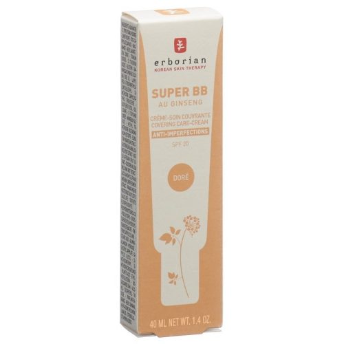 erborian, erborian - Super BB Dore, Super BB doré, 40 ml, Weiss