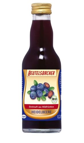 BEUTELSBACHER Heidelbeersaft Muttersaft aus Wildfrüchten (200ml)