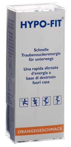 HYPO-FIT Flüssigzucker Orange Beutel (12 Stk)