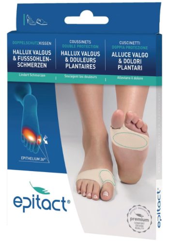 Epitact, EPITACT Fusskissen Doppelschutz S < 24cm 1 Paar