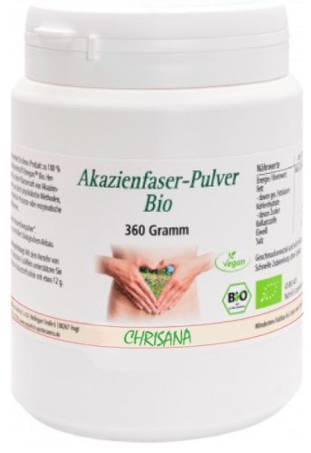 CHRISANA Akazienfaser Pulver Bio (360g)