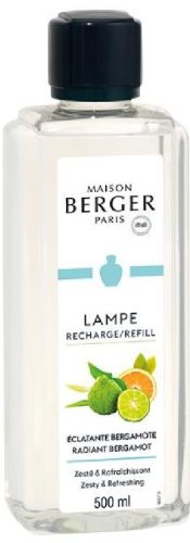 Maison Berger, Maison Berger Lampe Berger Duftlampe Nachfüller Eclatante Bergamote (Frisch, Blumig, Bergamotte, Zitrus, 500 ml)