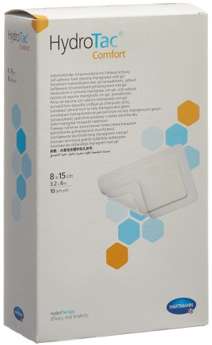 Hydrotac Comfort Wundverband 8x15cm steril (10 Stk)