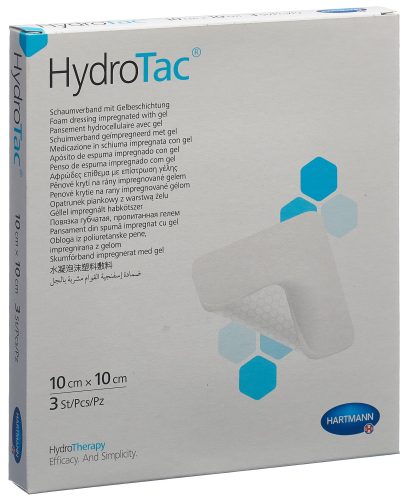 Hydrotac Wundverband 10x10cm steril (10 Stk)