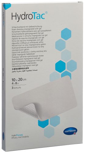 Hydrotac Wundverband 10x20cm steril (3 Stk)